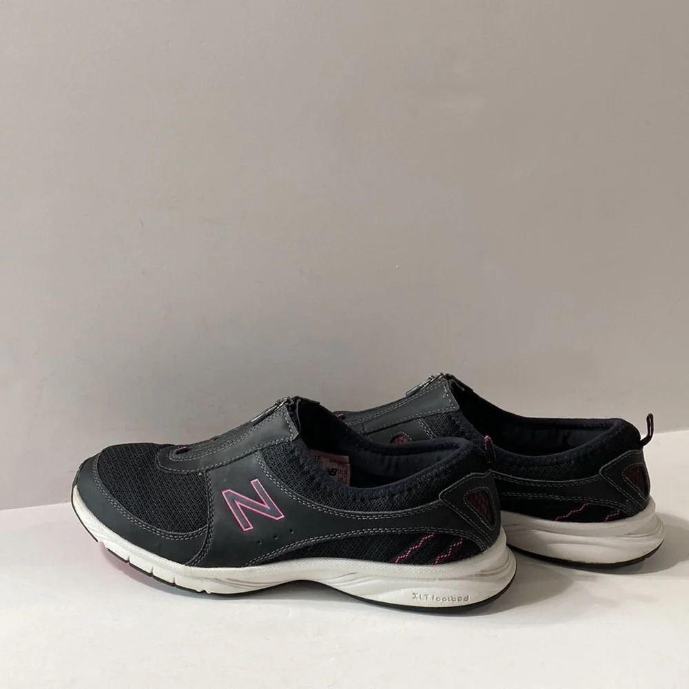 New Balance Black Pink Everlight 565 Comfort Zip Up Athletic Sneakers Size 10 - Picture 8 of 12